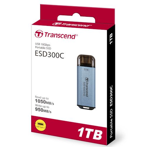 Transcend ESD300C 1TB USB 10Gbps Portable SSD