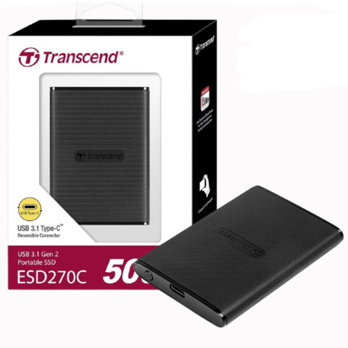 Transcend ESD270C 500GB USB 3.1 Gen 2 Portable SSD