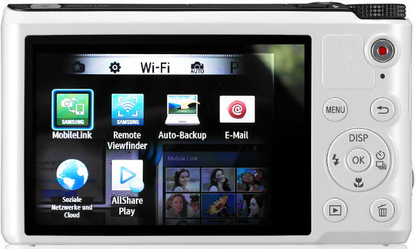 Samsung WB200F 14.2MP Smart Digital Camera Wi-Fi Touch