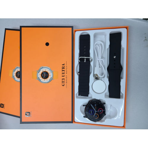GT3 Ultra Round Dial Smart Watch