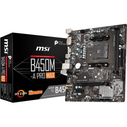 MSI B450M-A Pro MAX AMD AM4 Motherboard