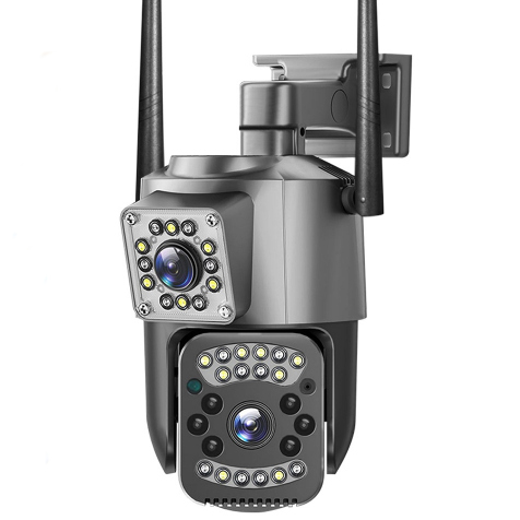 4G Sim Supported Dual Lens PTZ IP Camera