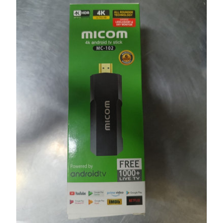 Micom MC-102 2/8 GB 4K Android TV Stick