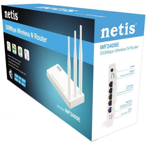 Netis WF2409E 300Mbps 3-Antenna Wireless N Router
