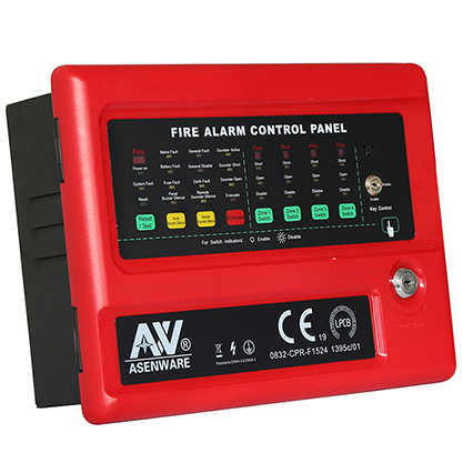 Asenware AW-CFP2166 4-Zone Fire Alarm Control Panel