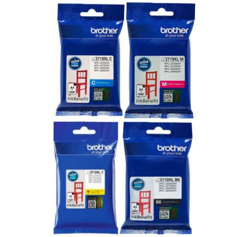Brother LC3719XL Refill Ink Bottle Bundle Set