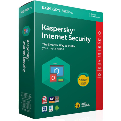 Kaspersky Internet Security 1 PC 1 Year Antivirus