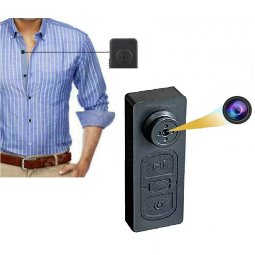 HD Button Spy Camera with 32GB Storage