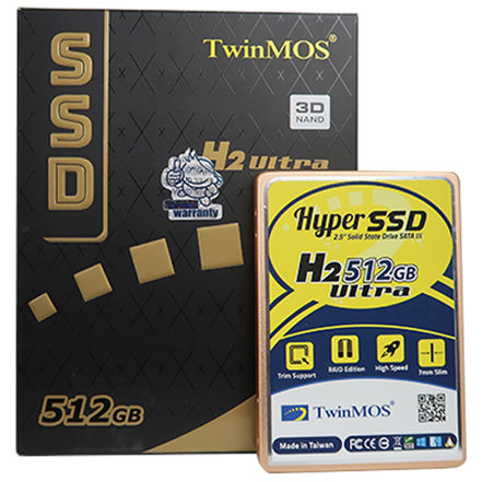 TwinMos H2 Ultra 512GB SATA III SSD