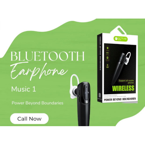 Active Music-1 Bluetooth Earphone