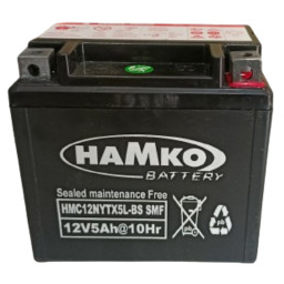 Hamko 12NYTX5L-BS Bike Battery