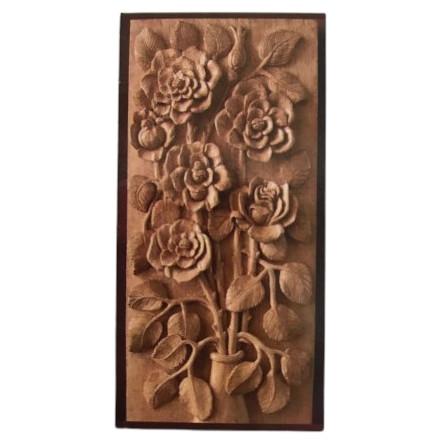 Flower Style Shegun Wooden Door