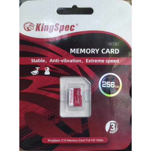 Kingspec C10 256GB Memory Card