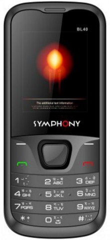 Symphony BL40 QQVGA Display Camera Mobile Phone
