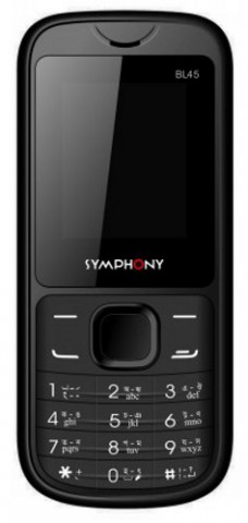 Symphony BL45 128x160 QQVGA Display Mobile Phone