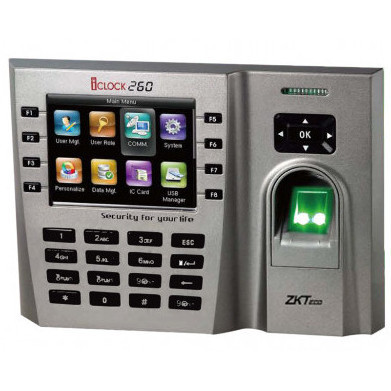 ZKteco iClock260 Biometric Fingerprint Reader