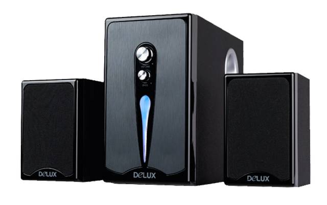 Delux DLS X502 High-Glossy Panel Multimedia Speaker