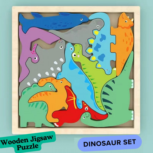 Jigsaw Dinosaur 3D Puzzle Toy Set