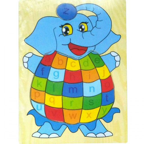 3D Elephant Like Alphabet Puzzle Toy for Kids