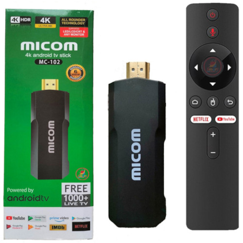 Micom MC-102 2/16 GB 4K Android TV Stick