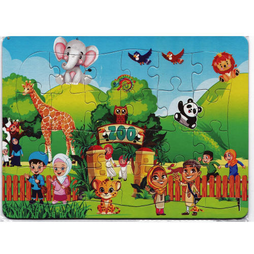 Jigsaw Zoo Puzzle for Kids