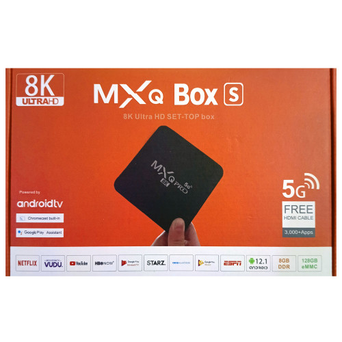 MXQ Pro 5G 8/128 GB 8K Smart TV Box