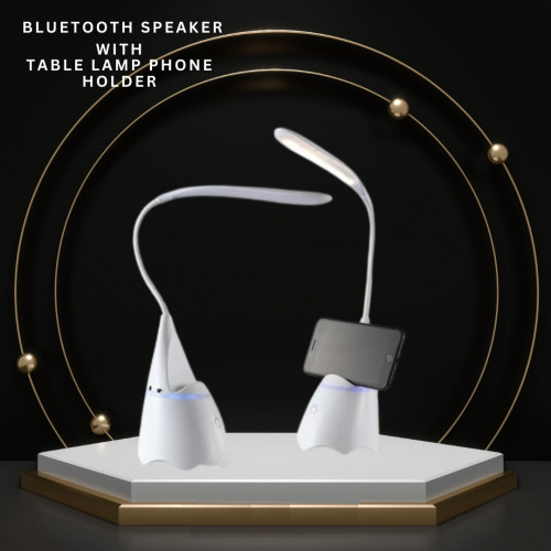 Bluetooth Speaker with Table Lamp Phone Holder