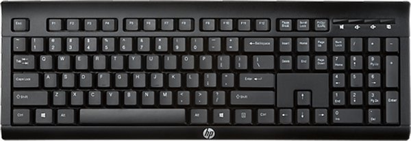 HP K2500 Adjustable Angle Wireless Keyboard