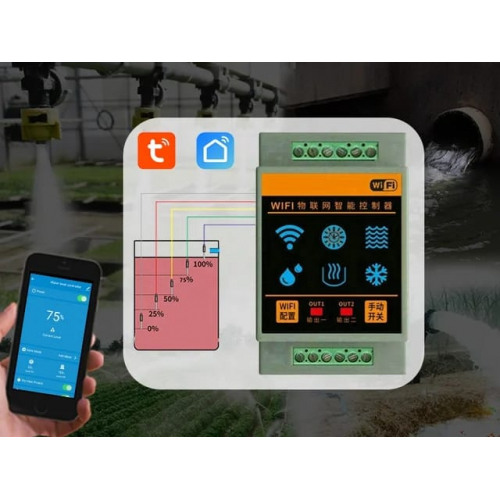 Rockson WF96L Tuya Wi-Fi Water Level Controller System