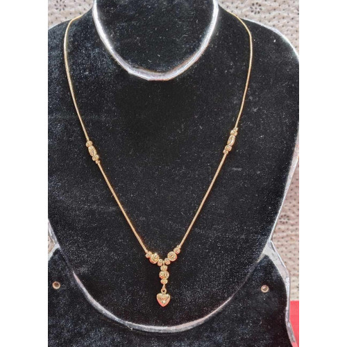 Simple Gold Plated Chain for Women