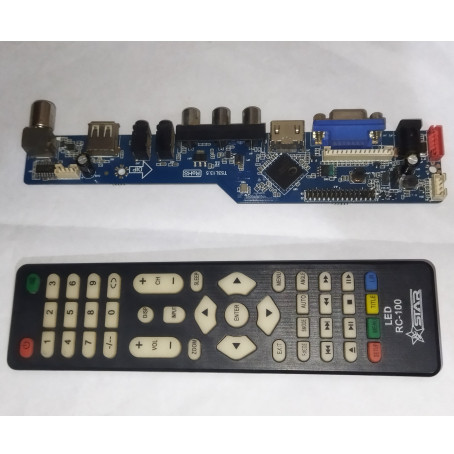 Driver Board with Remote Control & IR Keypad