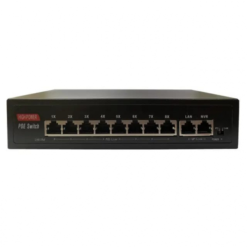 Hi-Power SST-P8EH2EH 8+2 100Mbps Smart POE Switch