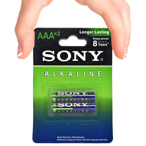 Sony Alkaline 2 x AAA Battery