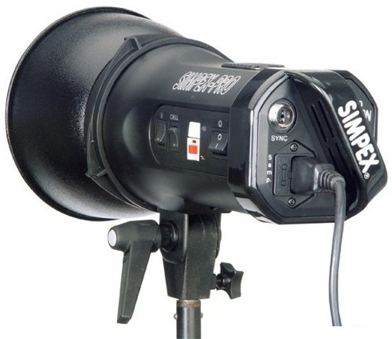 Simpex-Pro 3500 N Studio Flash Light with Tripod Stand