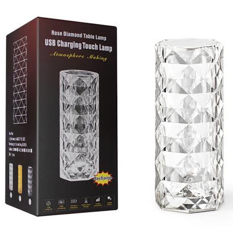 Rose Diamond Table Touch Lamp