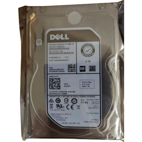 Dell 6TB 12Gbps SAS 3.5" Hard Drive