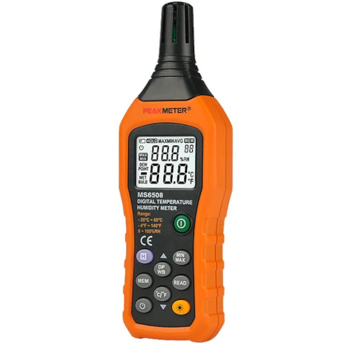 Peakmeter PM6508 Digital Temperature Humidity Meter