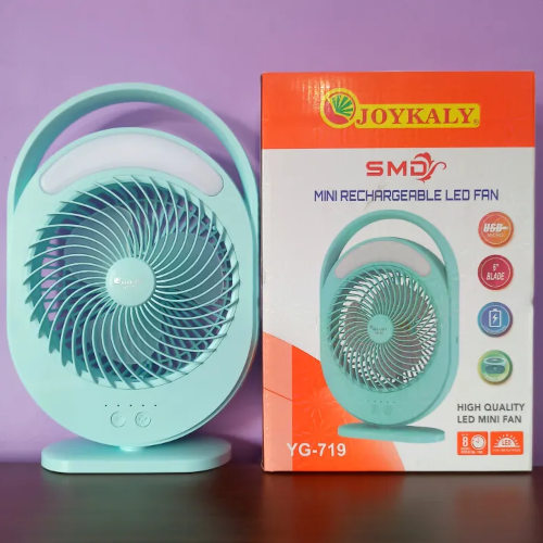 Joykali YG-719 Mini Rechargeable LED Fan