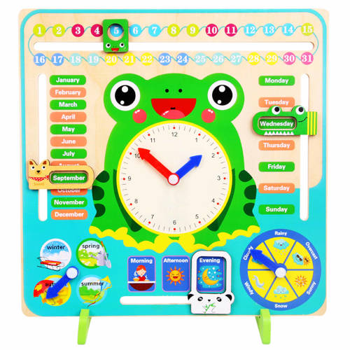 Multi Functional Calendar Clock Toy