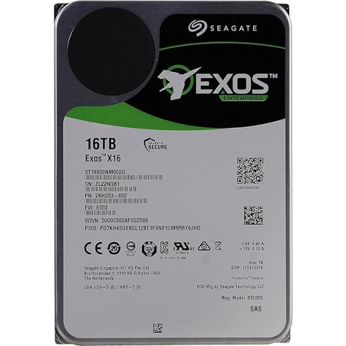 Seagate Exos X16 16TB 7200 RPM SAS HDD