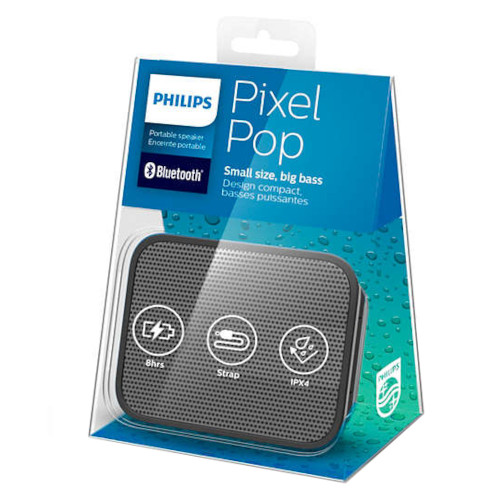 Philips BT110B Pixel Pop Portable Bluetooth Speaker
