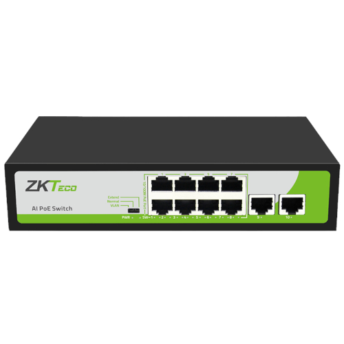 ZKTeco PE082-120-C 8-Port AI PoE Switch