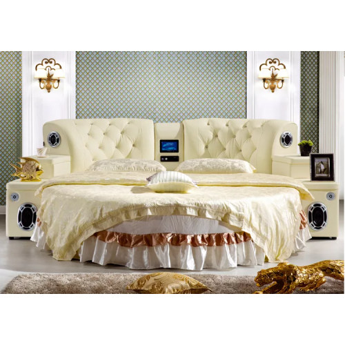 Double Round Shape Bed