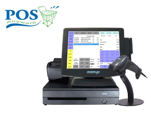 POS Barcode Base Software with Three Label Secure Database