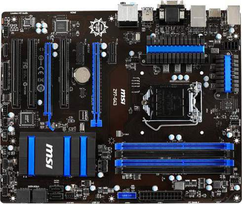 MSI Intel Z97 Express Chipset 9 AC Fast Gaming Motherboard