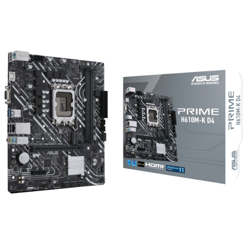 Asus Prime H610M-K D4 mATX Motherboard