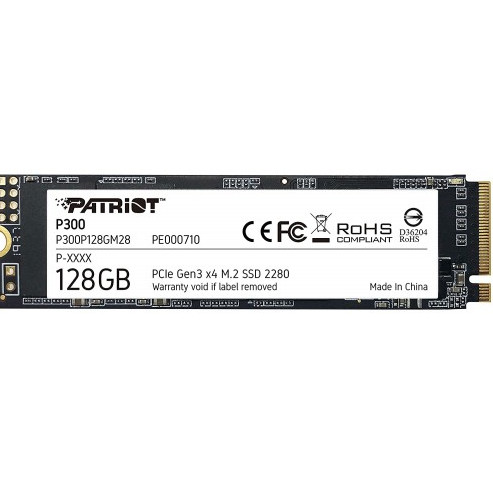 Patriot P300 M.2 PCIe Gen 3 x 4 128GB SSD