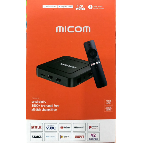 Micom 12K Ultra HD Android Tv Box