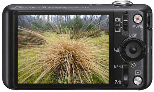 Sony DSC-WX80 16MP HD Video 2.7" LCD Wi-Fi Compact Camera