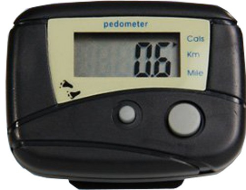 Pedometer with Distance and Calorie Calculating Function